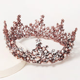 New Fashion Crystal Pearls Bridal Tiara For Wedding Vintage Shiny Quinceanera Crowns MyChicDress